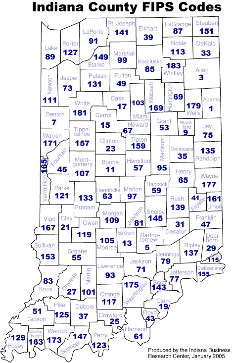 Boundary Maps Stats Indiana