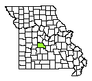 Map of Camden County