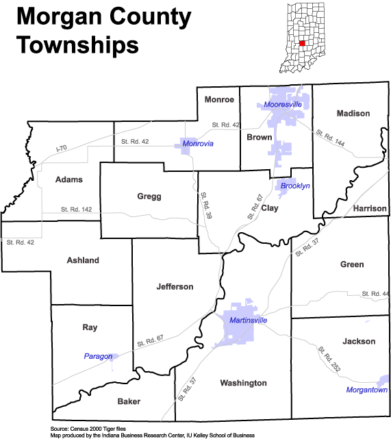 Www Stats Indiana Edu Web Township Maps Township Maps