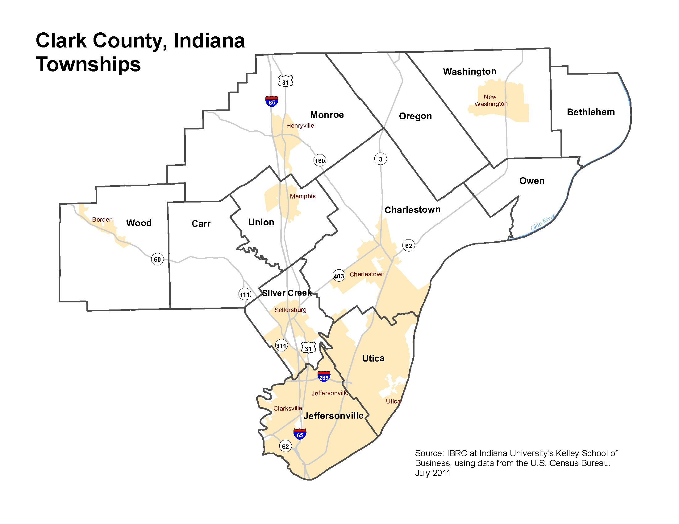 Zip Code Map Clark County Map