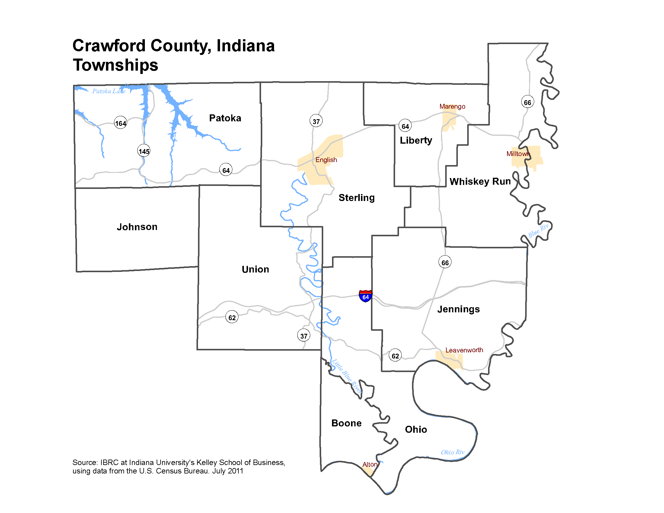 Crawford County Indiana Gis Map Www.stats.indiana.edu - /Maptools/Maps/Boundary/Townships_2010/Pngs/