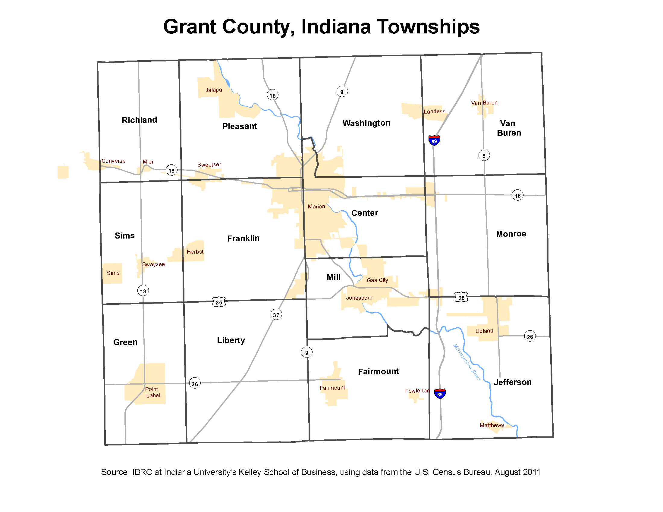 marion county township map indiana Township Maps Stats Indiana marion county township map indiana