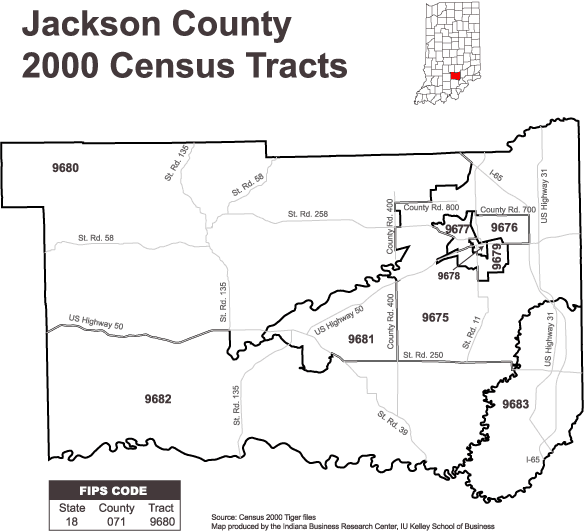 Indiana Census Tract Map Census Tract Maps: Stats Indiana