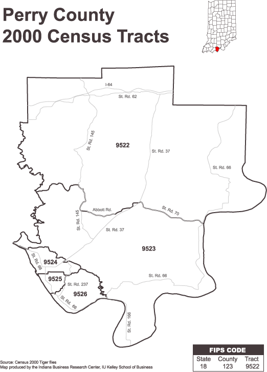 Indiana Census Tract Map Census Tract Maps: Stats Indiana